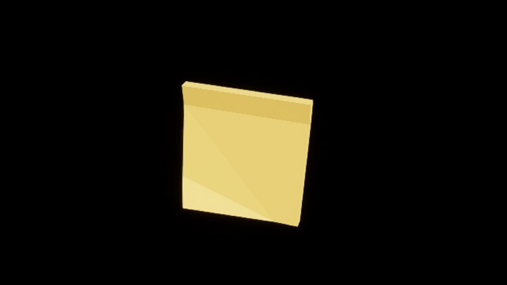 UE项目资源_模型资源_便利贴003