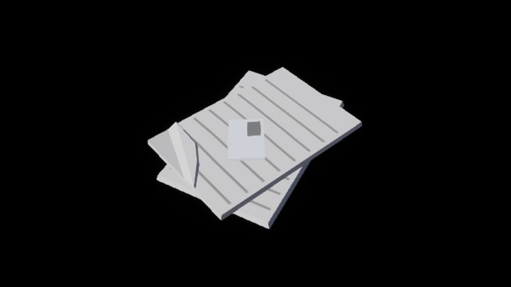 UE项目资源_模型资源_便签本001