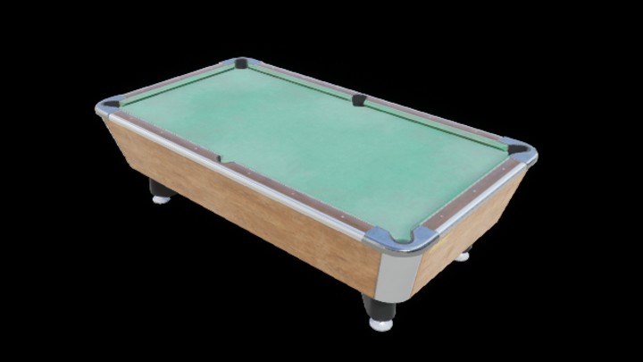 UE项目资源_模型资源_台球桌004
