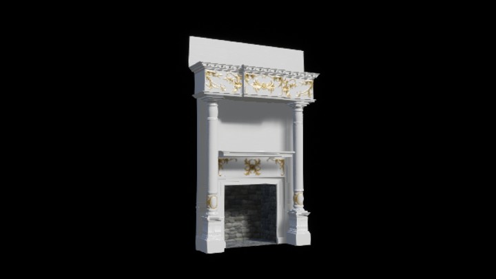 UE项目资源_模型资源_壁炉010