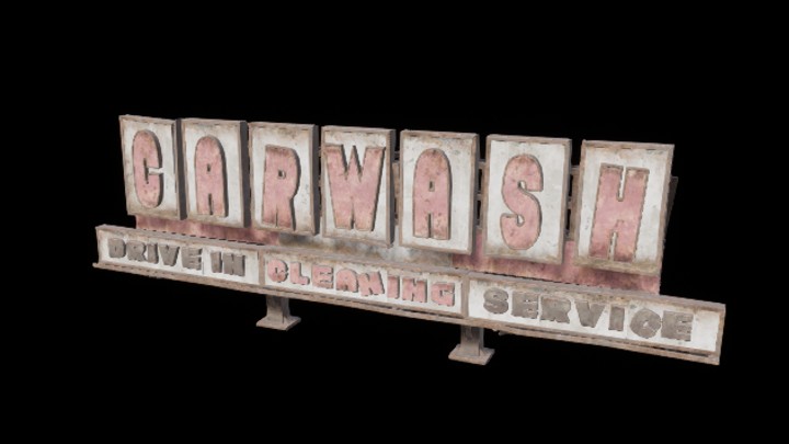 UE项目资源_模型资源_广告牌142