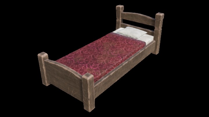 UE项目资源_模型资源_床049