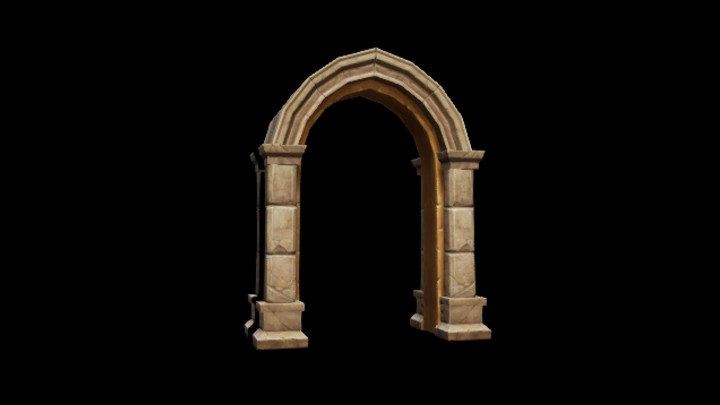 UE项目资源_模型资源_拱门019