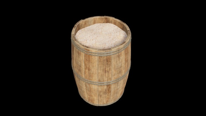 UE项目资源_模型资源_木桶078