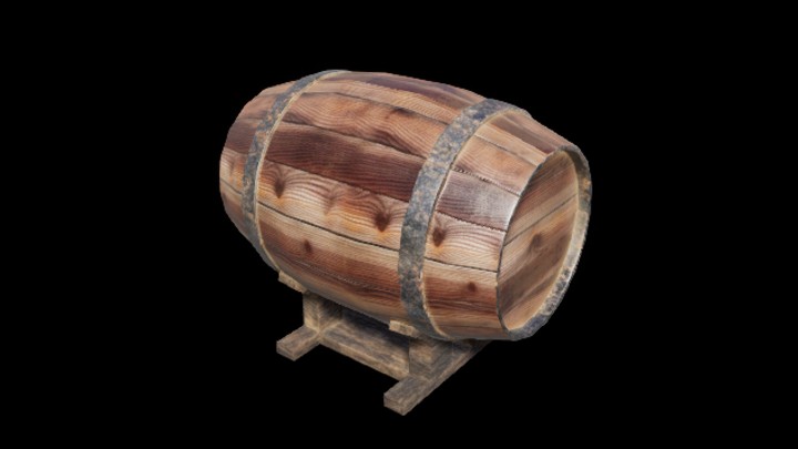 UE项目资源_模型资源_木桶099