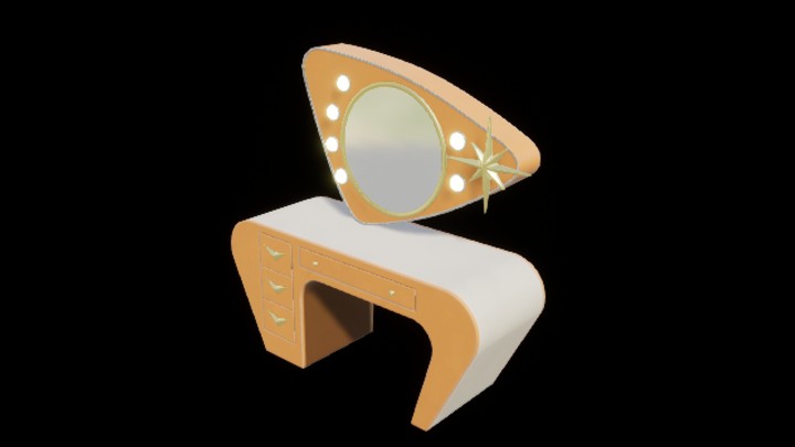 UE项目资源_模型资源_梳妆台009