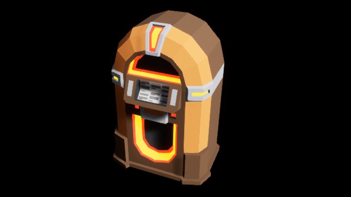 UE项目资源_模型资源_点唱机002