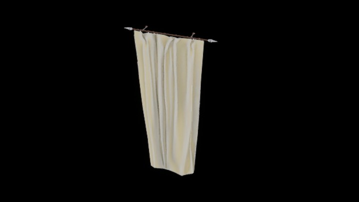 UE项目资源_模型资源_窗帘080