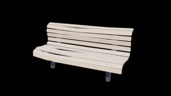 UE项目资源_模型资源_长椅023