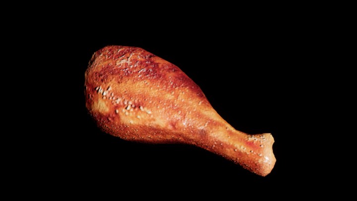 UE项目资源_模型资源_鸡腿001