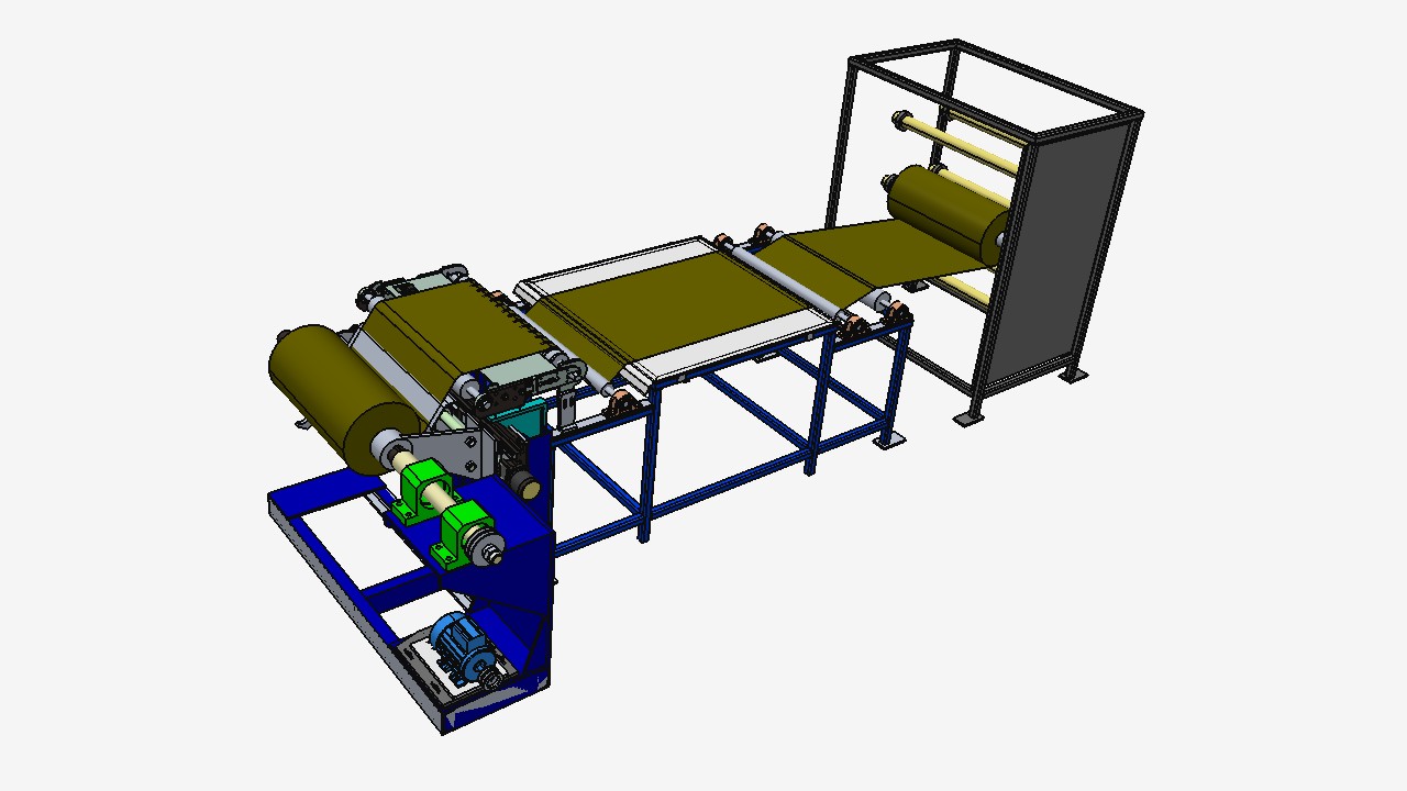 UG_复卷机传输带001
