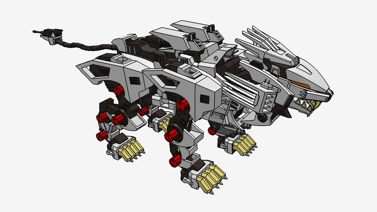 UG_机械狮虎兽001