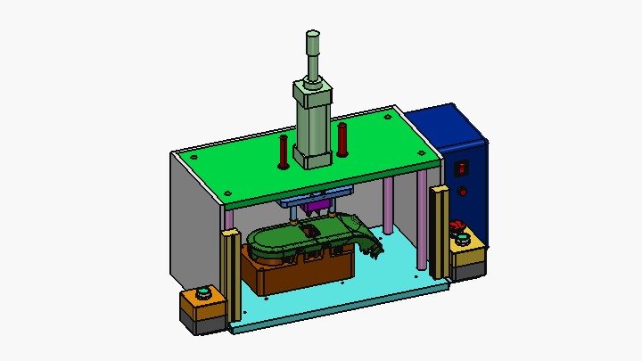 IGS_塑胶注塑件热切水口机001