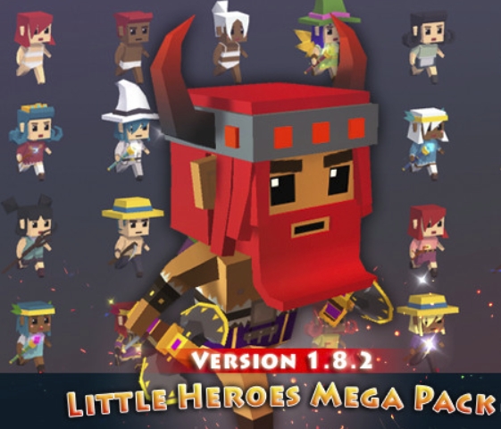 Little Heroes Mega Pack v1.8.1方块英雄包