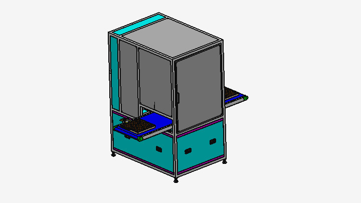 STEP_带机器人的食品切割机001