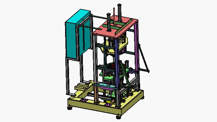 STEP_电机定子装配非标专机001