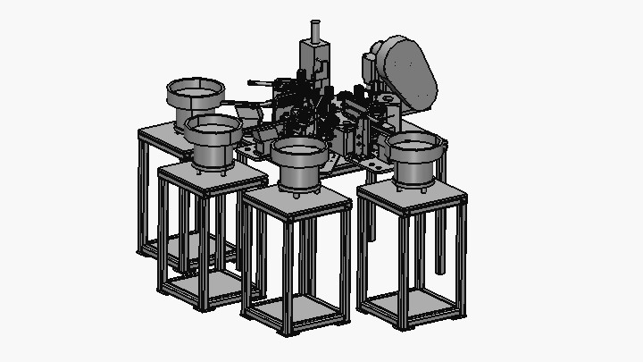 STEP_非标自动化设备铜头组装机001