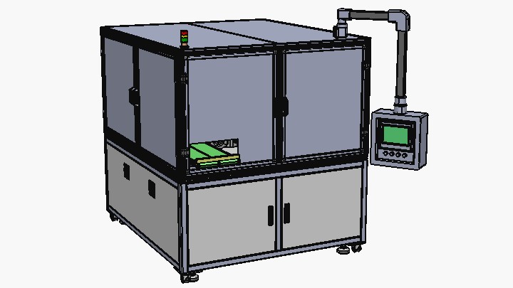 STEP_风道盖板自动组装自动上料锁螺丝001