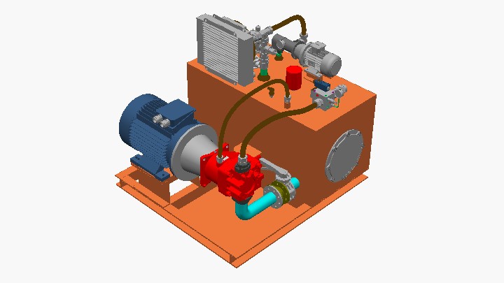 SW_吨液压泵站001