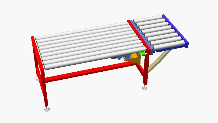 SW_底带摩擦滚筒传动机001