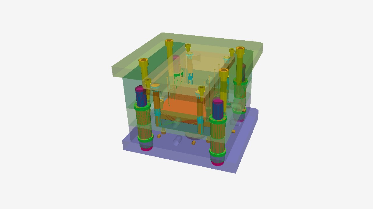 SW_散热盖模具001