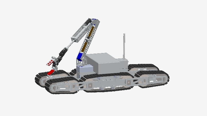 SW_矿井救援机器人爬度坡001