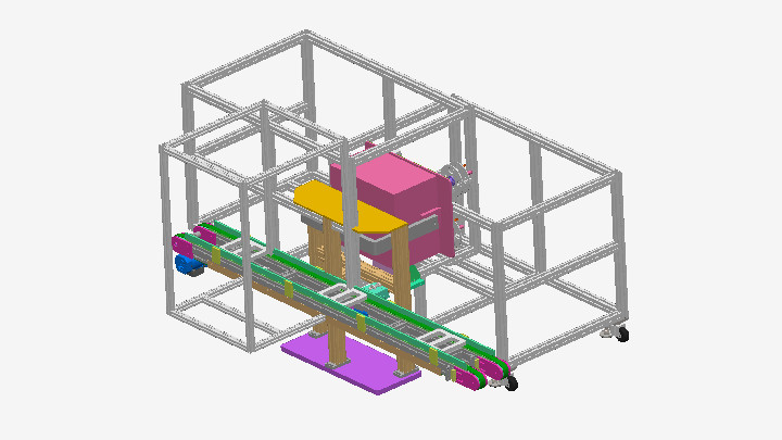 SW_视觉检测装配贴标签一体机001