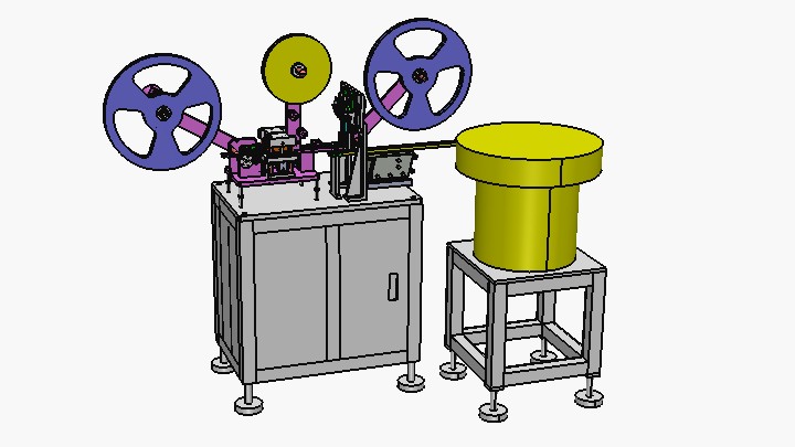 SW_轻触开关包装机高速型开关编带包装机001