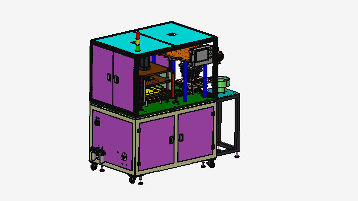 SW_面板自动上料热熔机001