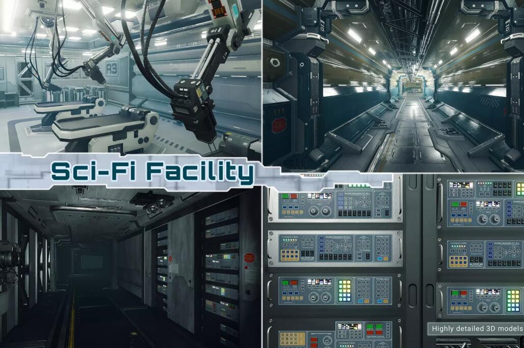 Sci-Fi Facility v1.9科幻实验室基地
