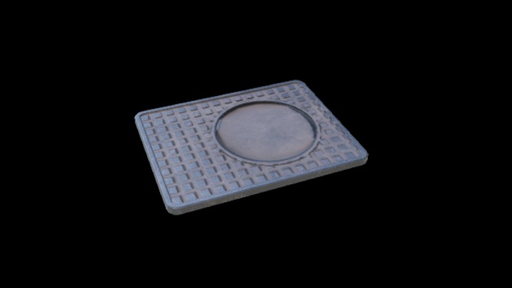 UE项目资源_模型资源_井盖018