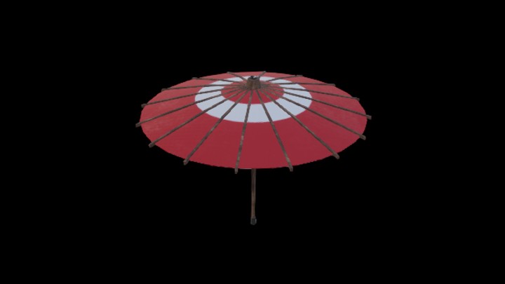 UE项目资源_模型资源_伞018