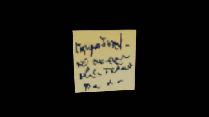 UE项目资源_模型资源_便签002