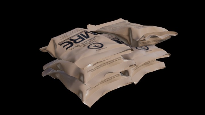 UE项目资源_模型资源_军用快餐002