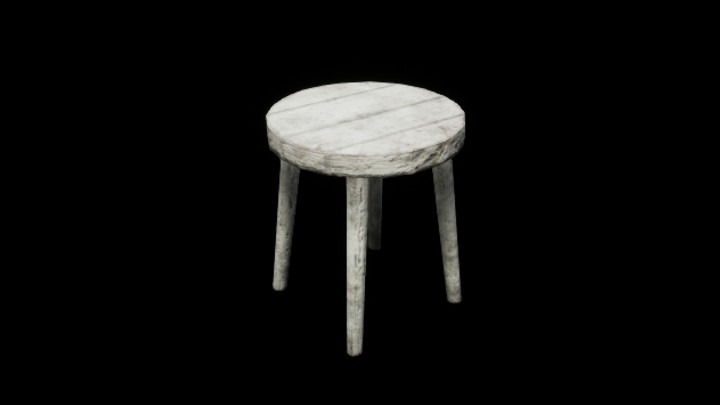 UE项目资源_模型资源_凳子101