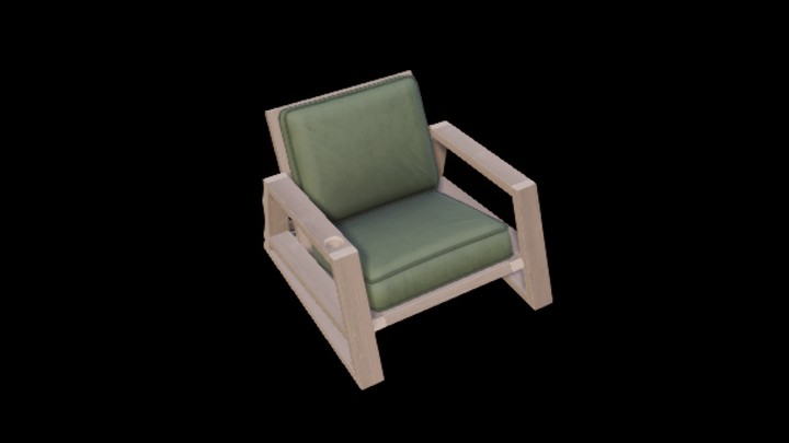 UE项目资源_模型资源_凳子117