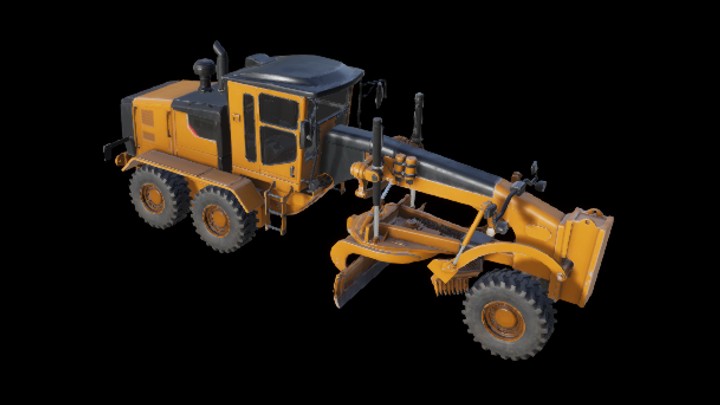 UE项目资源_模型资源_工程车022