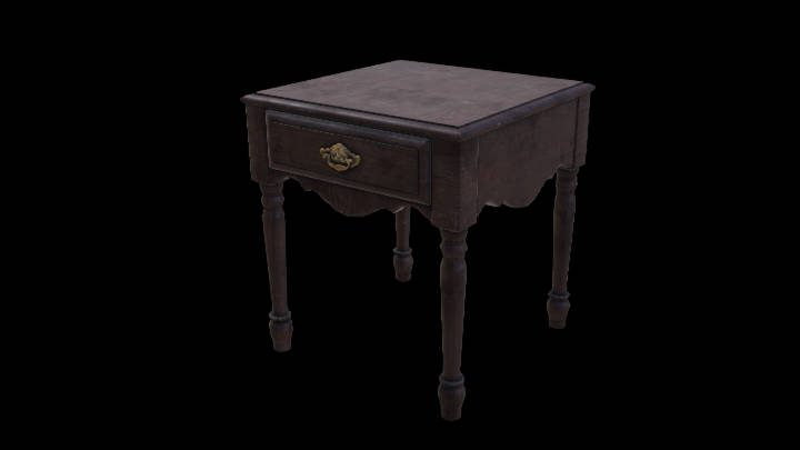 UE项目资源_模型资源_床头柜006