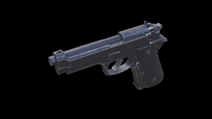 UE项目资源_模型资源_手枪014