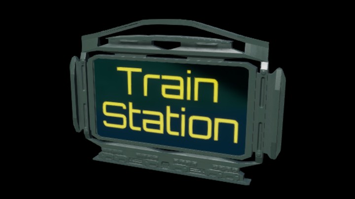 UE项目资源_模型资源_招牌008