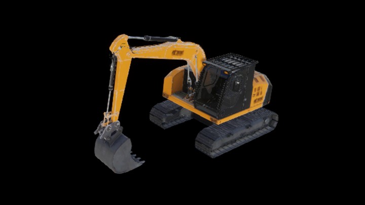 UE项目资源_模型资源_挖机001