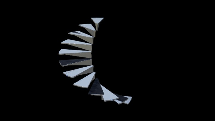 UE项目资源_模型资源_旋转楼梯001