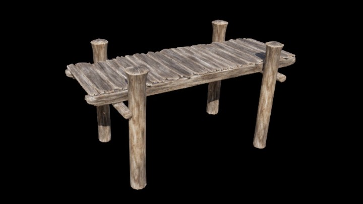 UE项目资源_模型资源_木架037