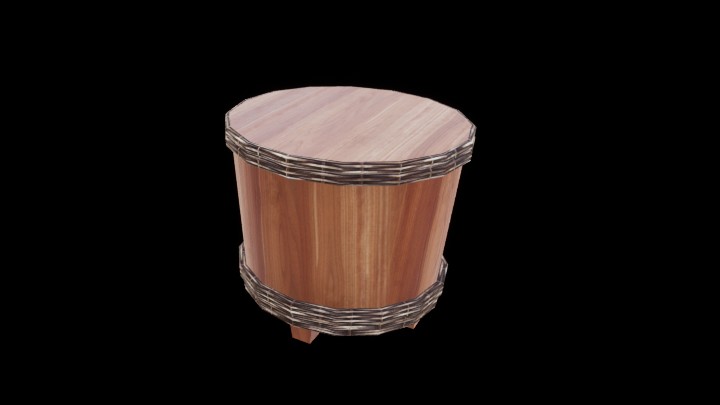 UE项目资源_模型资源_木桶131