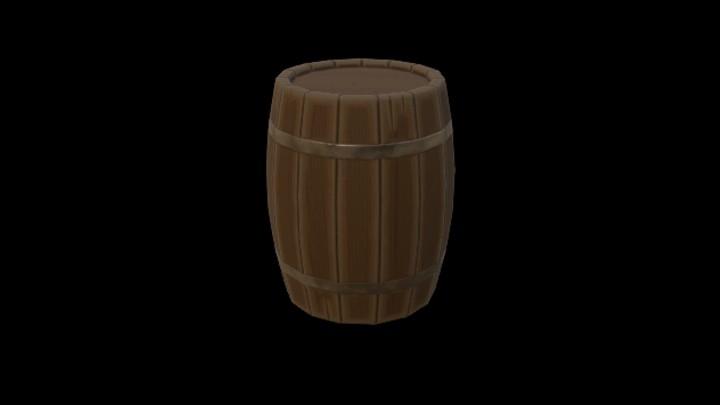 UE项目资源_模型资源_木桶143