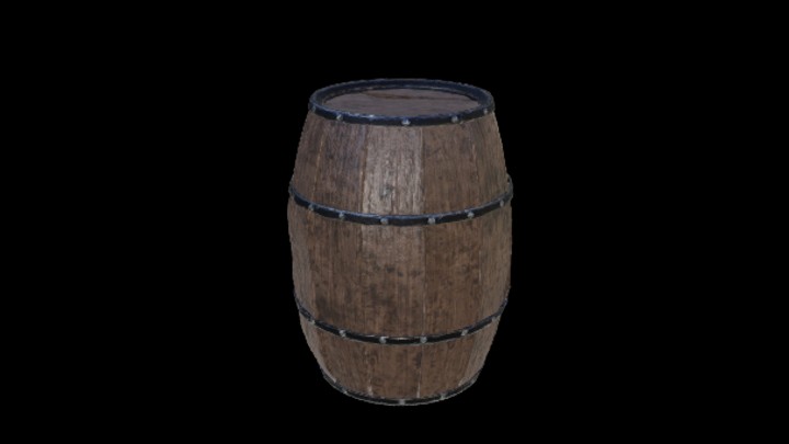 UE项目资源_模型资源_木桶149