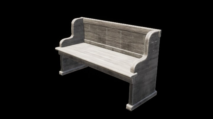 UE项目资源_模型资源_木椅002