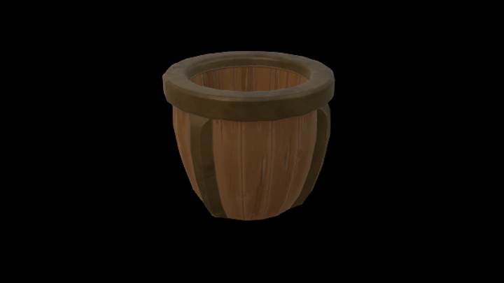 UE项目资源_模型资源_木罐002