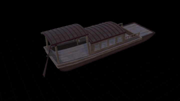 UE项目资源_模型资源_木船001