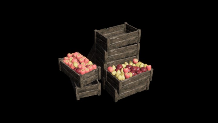 UE项目资源_模型资源_果篮009